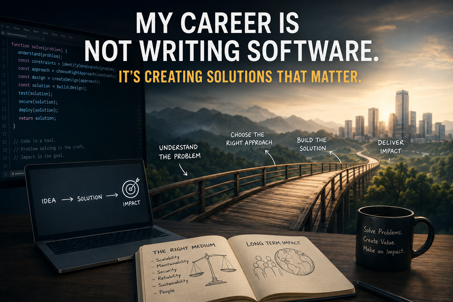 My Career Is Not Writing Software — software as a creative medium beyond writing code